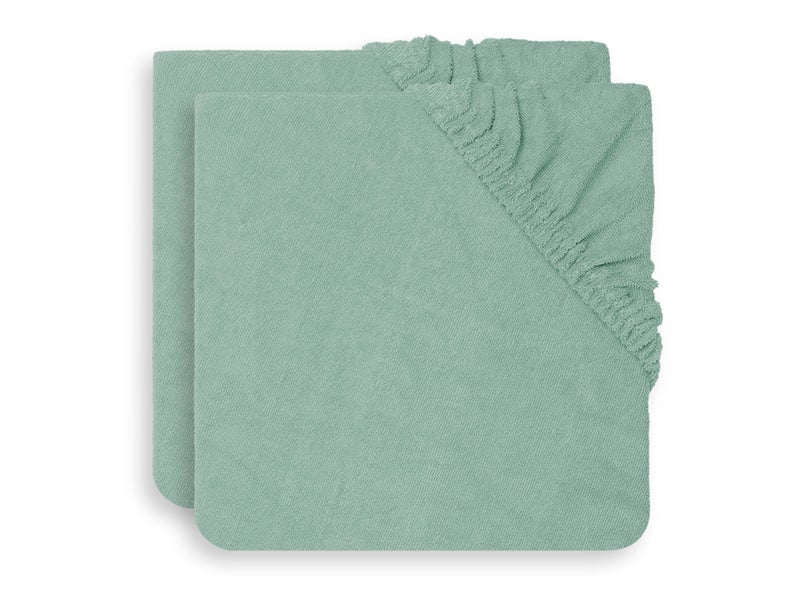 Jollein Changing Mat Cover Terry 50x70cm Ash Green (2pack) - Image 2
